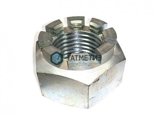 Гайка корончатая ДИН 935 А2 M 20 | «ТАТМЕТИЗ» Гайка корончатая ДИН 935 А2 M 20 - магазин крепежа «ТАТМЕТИЗ»