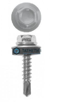 Саморез окраш.кров. 5,5х19 /7004/ (250 шт/уп) КК | «ТАТМЕТИЗ» Саморез окраш.кров. 5,5х19 /7004/ (250 шт/уп) КК - магазин крепежа «ТАТМЕТИЗ»