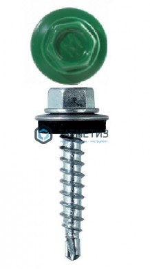 Саморез окраш.кров. 4,8х29 /6029/ зеленая мята | «ТАТМЕТИЗ» Саморез окраш.кров. 4,8х29 /6029/ зеленая мята - магазин крепежа «ТАТМЕТИЗ»