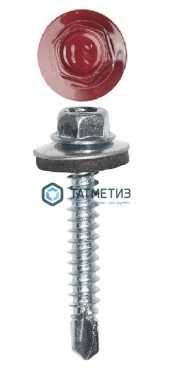 Саморез окраш.кров. 4,8х35 /3011/ | «ТАТМЕТИЗ» Саморез окраш.кров. 4,8х35 /3011/ - магазин крепежа «ТАТМЕТИЗ»