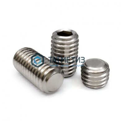 Винт установочный с засверл. концом, внутренний шестигранник ИСО 4029 (ДИН 916) А2 M 6X 8 | «ТАТМЕТИЗ» Винт установочный с засверл. концом, внутренний шестигранник ИСО 4029 (ДИН 916) А2 M 6X 8 - магазин крепежа «ТАТМЕТИЗ»