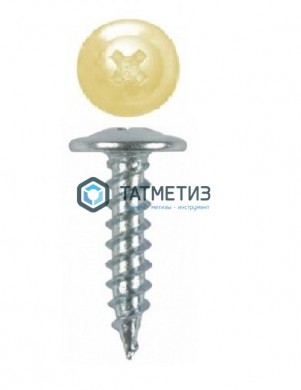 Саморез п/ш остр. 4,2x19 RAL 1014 (1000 шт/уп) | «ТАТМЕТИЗ» Саморез п/ш остр. 4,2x19 RAL 1014 (1000 шт/уп) - магазин крепежа «ТАТМЕТИЗ»