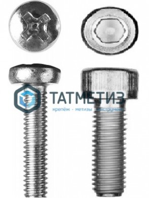 Винт ISO 7380 А2 M 6х35 | «ТАТМЕТИЗ» Винт ISO 7380 А2 M 6х35 - магазин крепежа «ТАТМЕТИЗ»