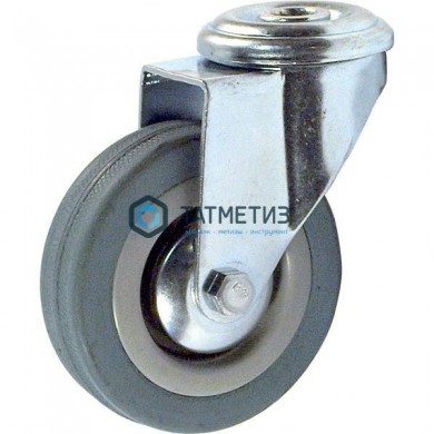 Колесо поворотное под болт d 75 мм | «ТАТМЕТИЗ» Колесо поворотное под болт d 75 мм - магазин крепежа «ТАТМЕТИЗ»