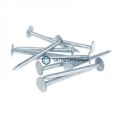 Гвозди кровельные цинк с большой гол.3,0*70 (5кг) | «ТАТМЕТИЗ» Гвозди кровельные цинк с большой гол.3,0*70 (5кг) - магазин крепежа «ТАТМЕТИЗ»