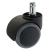 Колесо мебельное поворотное, обрезиненное, крепление штырь PWK 50 | «ТАТМЕТИЗ» Колесо мебельное поворотное, обрезиненное, крепление штырь PWK 50 - магазин крепежа «ТАТМЕТИЗ»