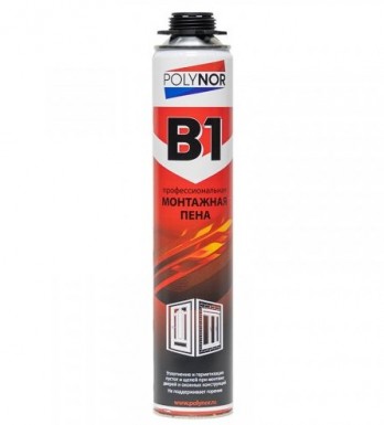 Пена монтажная проф огнестойкая POLYNOR B1 всесезонная | «ТАТМЕТИЗ» Пена монтажная проф огнестойкая POLYNOR B1 всесезонная - магазин крепежа «ТАТМЕТИЗ»