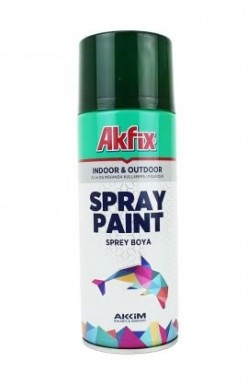 Краска аэроз. ЗЕЛЕНЫЙ МОХ RAL6005 400ML Gw.300Gr(6) Akfix | «ТАТМЕТИЗ» Краска аэроз. ЗЕЛЕНЫЙ МОХ RAL6005 400ML Gw.300Gr(6) Akfix - магазин крепежа «ТАТМЕТИЗ»