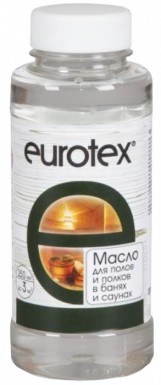 Масло для защиты полка Eurotex-Сауна 250 мл./12 -  магазин крепежа «ТАТМЕТИЗ»