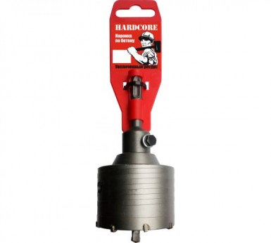 Коронка алмазная  68мм, по бетону, железобетону, SDS+, Hardcore -  магазин крепежа «ТАТМЕТИЗ»