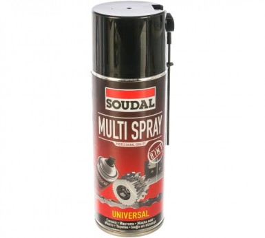 Смазка SOUDAL силиконовая MULTI SPRAY 400 мл -  магазин крепежа «ТАТМЕТИЗ»