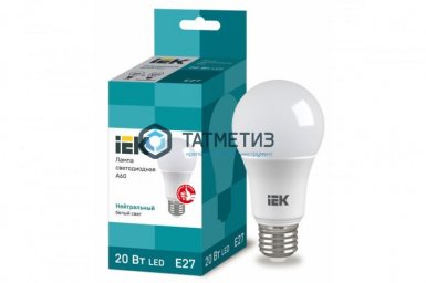 Лампа светодиодная LED 20Вт белый ECO Е27  IEK -  магазин «ТАТМЕТИЗ»