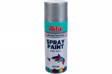 Краска аэроз. АЛЮМИНЕВАЯ RAL9006 400Ml Gw.300Gr (6 Akfix | «ТАТМЕТИЗ» Краска аэроз. АЛЮМИНЕВАЯ RAL9006 400Ml Gw.300Gr (6 Akfix - магазин крепежа «ТАТМЕТИЗ»