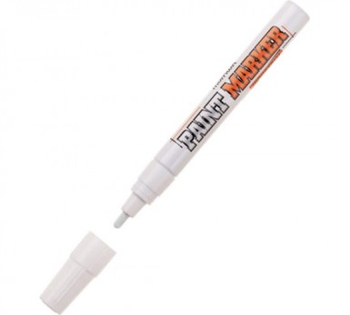 Маркер-краска БЕЛЫЙ -  магазин крепежа «ТАТМЕТИЗ»