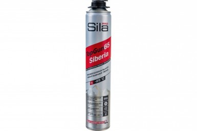 Пена монтажная проф Sila Pro SIBERIA ЗИМНЯЯ TopGun 65 850 мл /12 | «ТАТМЕТИЗ» Пена монтажная проф Sila Pro SIBERIA ЗИМНЯЯ TopGun 65 850 мл /12 - магазин крепежа «ТАТМЕТИЗ»