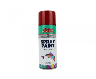 Краска аэроз. КАРМИНОВО-КРАСНАЯ RAL3002 400Ml Gw.300Gr (6) Akfix | «ТАТМЕТИЗ» Краска аэроз. КАРМИНОВО-КРАСНАЯ RAL3002 400Ml Gw.300Gr (6) Akfix - магазин крепежа «ТАТМЕТИЗ»