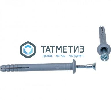 Дюбель-гвоздь 6х60 гриб (200 шт/уп) ТК | «ТАТМЕТИЗ» Дюбель-гвоздь 6х60 гриб (200 шт/уп) ТК - магазин крепежа «ТАТМЕТИЗ»