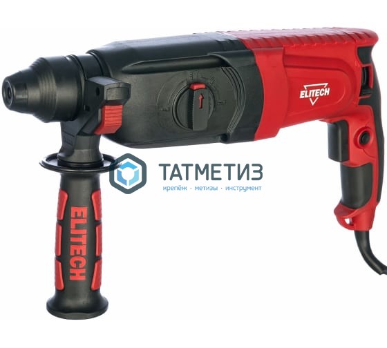Перфоратор ELITECH П 1032РЭМ (SDS+,1050Вт,3реж,3.4Дж,набор оснастки,кейс) Перфоратор ELITECH П 1032РЭМ (SDS+,1050Вт,3реж,3.4Дж,набор оснастки,кейс)
