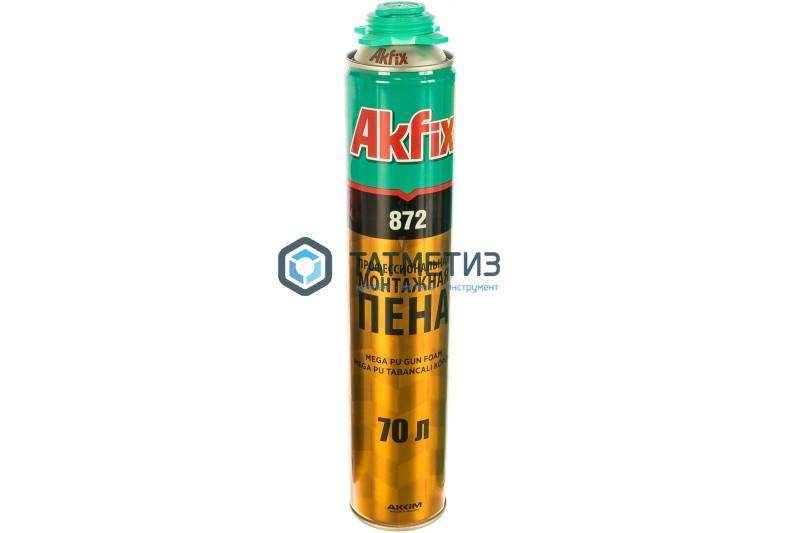 Пена монтажная проф Akfix 872 70 л 1020 гр /12 Пена монтажная проф Akfix 872 70 л 1020 гр /12
