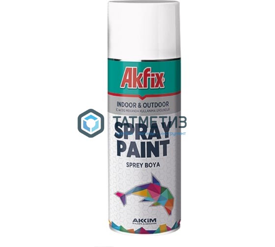 Краска аэроз. ЧЕРНАЯ глянц. RAL9005 400Ml Gw.300Gr (6) Akfix Краска аэроз. ЧЕРНАЯ глянц. RAL9005 400Ml Gw.300Gr (6) Akfix