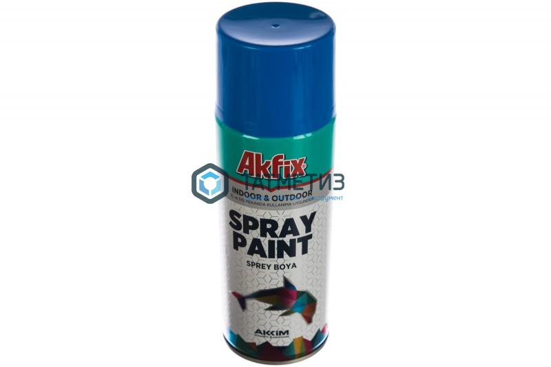 Краска аэроз. СИНЯЯ глянц. RAL5017 400ML Gw.300Gr(6) Akfix Краска аэроз. СИНЯЯ глянц. RAL5017 400ML Gw.300Gr(6) Akfix