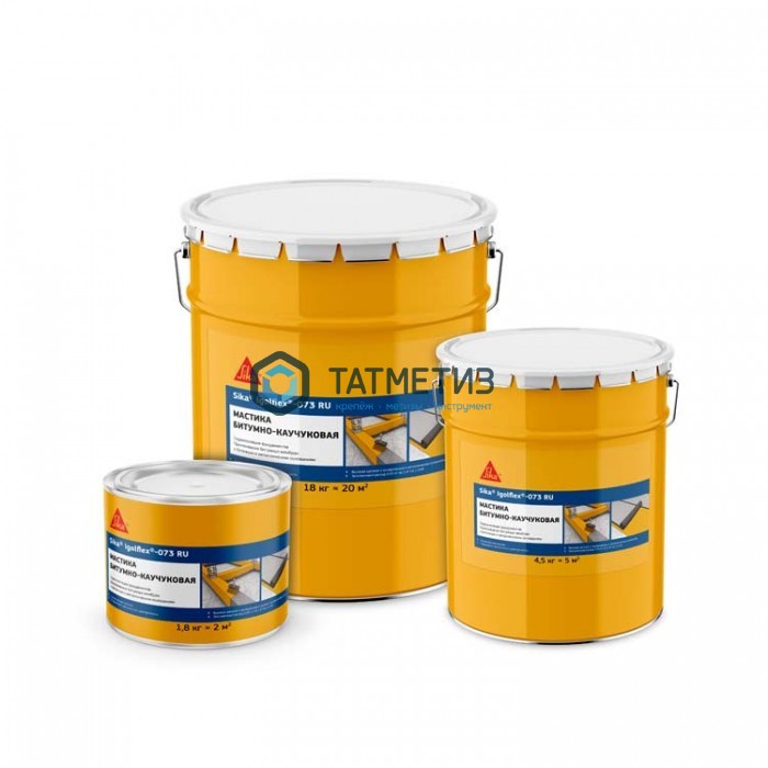 Мастика гидроизоляционная битумная однокомпонентная Sika Igolflex-071 RU Ведро 21, 5 л Мастика гидроизоляционная битумная однокомпонентная Sika Igolflex-071 RU Ведро 21, 5 л