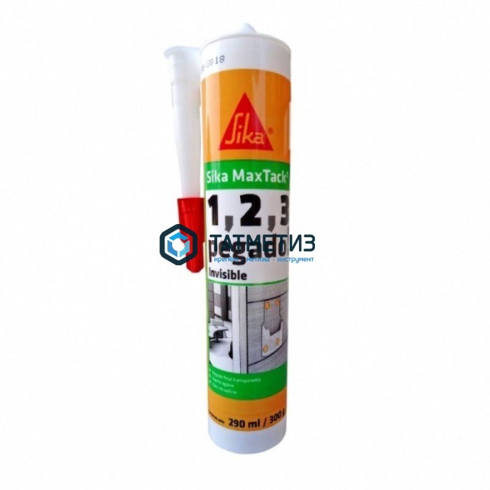 Клей монтажный Sika MaxTack Invisible без растворителей 300 г 12 Клей монтажный Sika MaxTack Invisible без растворителей 300 г 12