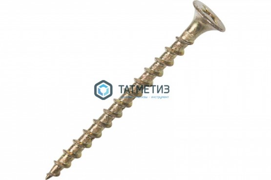 Саморезы потай по дереву желтые, PH2 4,2х90 (уп 15 кг / 2 350 шт)* PREMIUM | «ТАТМЕТИЗ» Саморезы потай по дереву желтые, PH2 4,2х90 (уп 15 кг / 2 350 шт)* PREMIUM - магазин крепежа «ТАТМЕТИЗ»