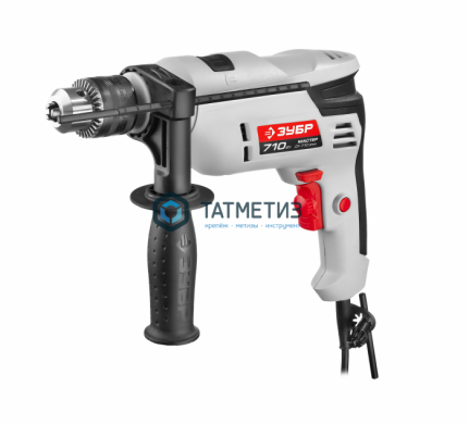 Дрель ударная, ЗУБР ДУ-710 ЭРМ2, патрон 13мм, реверс, сталь 10 мм бетон 13 мм дерево 20 мм, 710 Вт | «ТАТМЕТИЗ» Дрель ударная, ЗУБР ДУ-710 ЭРМ2, патрон 13мм, реверс, сталь 10 мм бетон 13 мм дерево 20 мм, 710 Вт - магазин крепежа «ТАТМЕТИЗ»