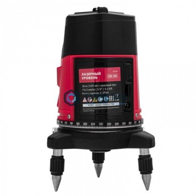 Уровень лазерный CRX-30R, 30 м, красный луч, батарейки, резьба 5/8"// MTX | «ТАТМЕТИЗ» Уровень лазерный CRX-30R, 30 м, красный луч, батарейки, резьба 5/8"// MTX - магазин крепежа «ТАТМЕТИЗ»