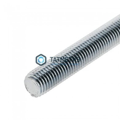 Шпилька резьбовая оц М27х1000 КП 8.8 60° | «ТАТМЕТИЗ» Шпилька резьбовая оц М27х1000 КП 8.8 60° - магазин крепежа «ТАТМЕТИЗ»