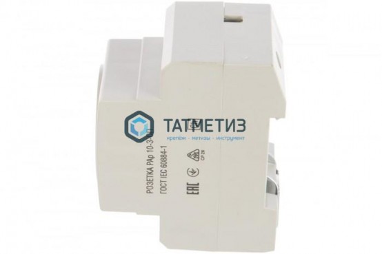 Розетка силовая РАр10-3-ОП с заземл. на DIN-рейку ИЭК | «ТАТМЕТИЗ» Розетка силовая РАр10-3-ОП с заземл. на DIN-рейку ИЭК - магазин крепежа «ТАТМЕТИЗ»