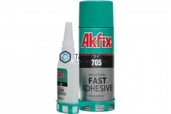 Набор для склеивания (В25 гр + 100мл) Akfix (24) | «ТАТМЕТИЗ» Набор для склеивания (В25 гр + 100мл) Akfix (24) - магазин крепежа «ТАТМЕТИЗ»