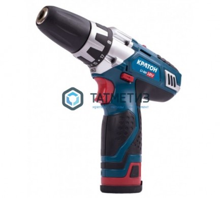 Дрель-шуруповерт аккумуляторная Кратон CDL-12-1-H | «ТАТМЕТИЗ» Дрель-шуруповерт аккумуляторная Кратон CDL-12-1-H - магазин крепежа «ТАТМЕТИЗ»