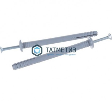 Дюбель-гвоздь 6х80 гриб ( 70 шт/уп) КТ | «ТАТМЕТИЗ» Дюбель-гвоздь 6х80 гриб ( 70 шт/уп) КТ - магазин крепежа «ТАТМЕТИЗ»