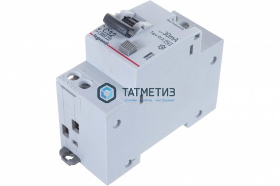 Выключатель авт.дифференциального тока 1п C 32 А 30 мА тип AC 6 кА (1P+N) RX3 Legrand | «ТАТМЕТИЗ» Выключатель авт.дифференциального тока 1п C 32 А 30 мА тип AC 6 кА (1P+N) RX3 Legrand - магазин крепежа «ТАТМЕТИЗ»