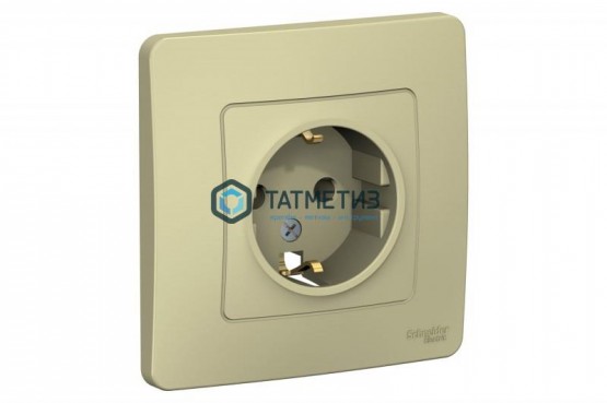Розетка 1-м ОП BLANCA 16А 250В с заземл. бел., без шторок, с изолирующей пластиной | «ТАТМЕТИЗ» Розетка 1-м ОП BLANCA 16А 250В с заземл. бел., без шторок, с изолирующей пластиной - магазин крепежа «ТАТМЕТИЗ»