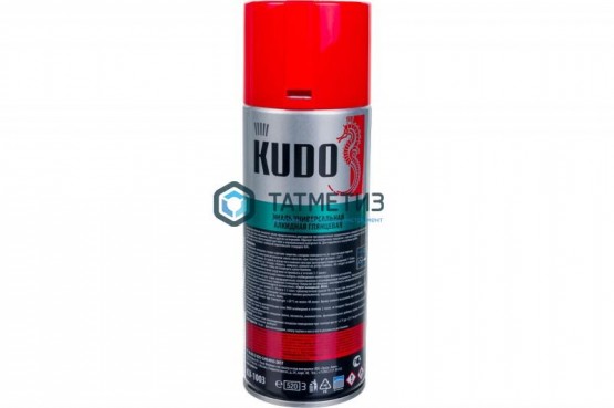 Краска аэроз. KUDO 520 мл. №1003  КРАСНАЯ RAL 3020 -  магазин крепежа «ТАТМЕТИЗ»