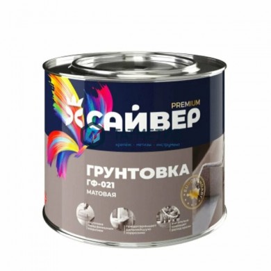 Грунт ГФ-021  КРАСНО-КОРИЧНЕВЫЙ  0,8 кг Сайвер -  магазин крепежа «ТАТМЕТИЗ»