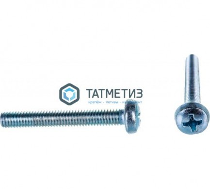Винт полукр/гл крест/шл DIN 7985 А2 M5 х30 -  магазин крепежа «ТАТМЕТИЗ»