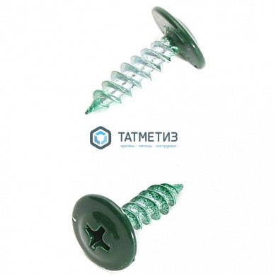 Саморез п/ш сверло 4,2x19 RAL 6029 | «ТАТМЕТИЗ» Саморез п/ш сверло 4,2x19 RAL 6029 - магазин крепежа «ТАТМЕТИЗ»