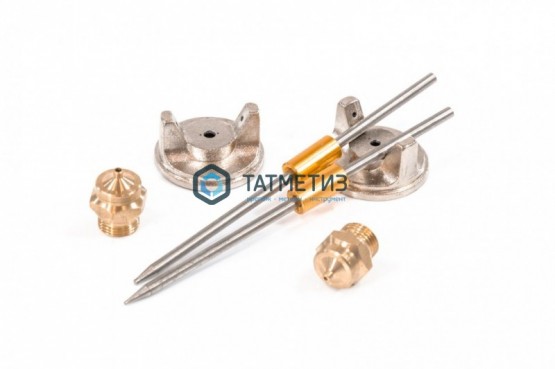 Краскораспылитель пневмат. с верхним бачком V=1,0 л, сопла диаметром 1.2, 1.5 и 1.8 мм// Matrix | «ТАТМЕТИЗ» Краскораспылитель пневмат. с верхним бачком V=1,0 л, сопла диаметром 1.2, 1.5 и 1.8 мм// Matrix - магазин крепежа «ТАТМЕТИЗ»