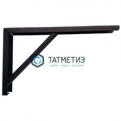 Кронштейн складной черный, L=380 мм (10) -  магазин крепежа «ТАТМЕТИЗ»