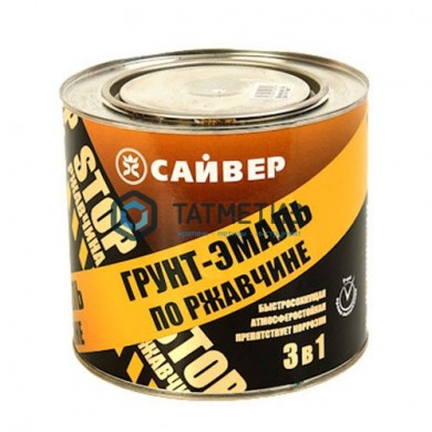 Грунт-эмаль по ржавчине ХВ 3 в 1 Сайвер БЕЛАЯ 20 кг | «ТАТМЕТИЗ» Грунт-эмаль по ржавчине ХВ 3 в 1 Сайвер БЕЛАЯ 20 кг - магазин крепежа «ТАТМЕТИЗ»