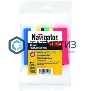 Набор термоусадочных трубок 4/2 (6 цветов по 3шт) 10см Navigator | «ТАТМЕТИЗ» Набор термоусадочных трубок 4/2 (6 цветов по 3шт) 10см Navigator - магазин крепежа «ТАТМЕТИЗ»